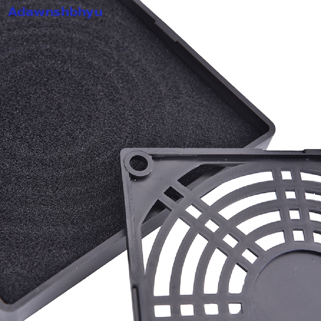 Adhyu 1Pc Pengaman Komputer Plastik Hitam Tahan Debu Dust Filterable PC Cooler Filter ID