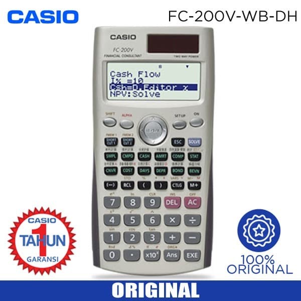 

NEW KALKULATOR CASIO FC 200V
