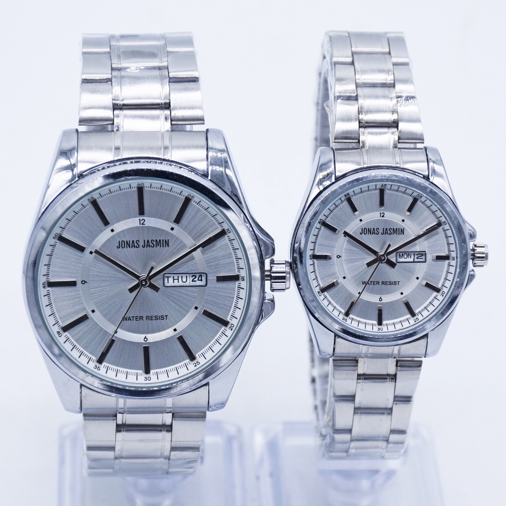 Jam Tangan Couple Jonas Jasmin JJ-3116M &amp; JJ-3116L Original