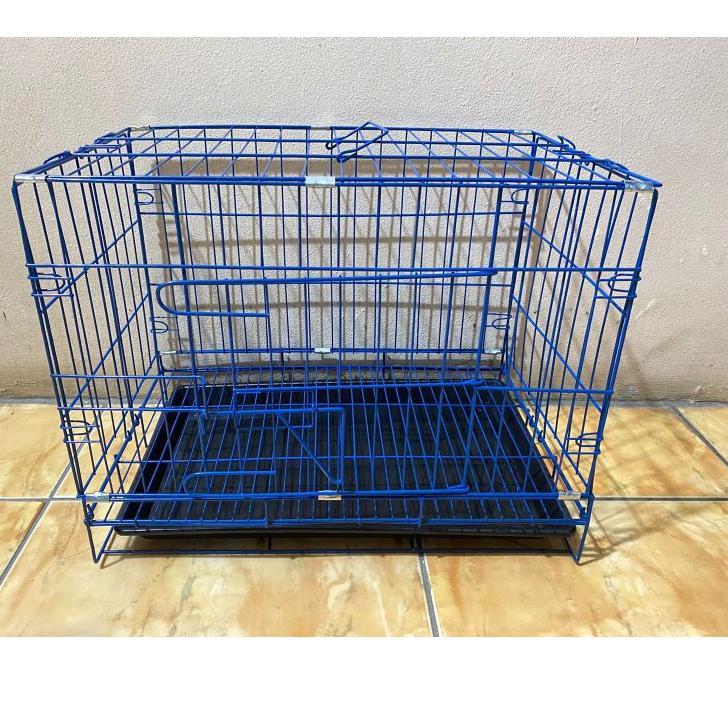 Penjualan Terlaris KANDANG BESI LIPAT UKURAN 50X40X30 KANDANG KUCING / KANDANG KELINCI / KANDANG ANJING