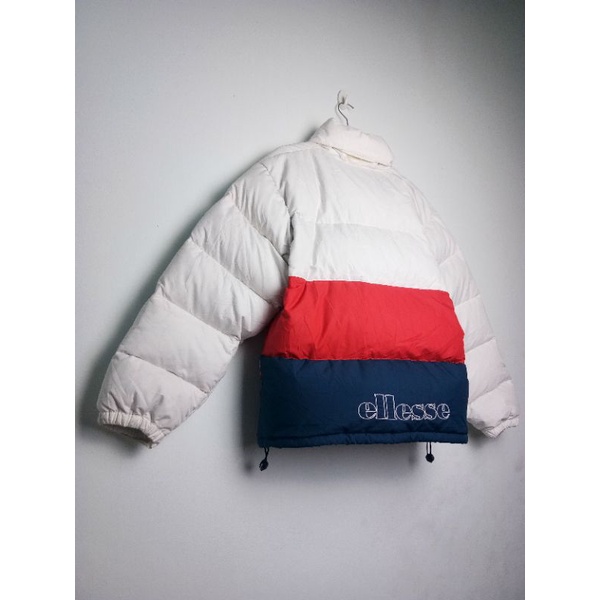 Ellesse Big Logo Bulang Puffer Colorblock Vintage Jacket