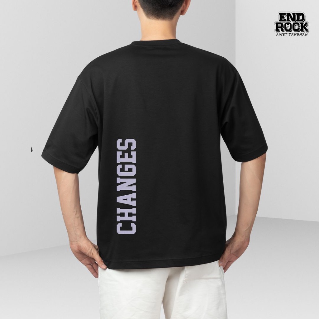 ORIGINAL Kaos oversize original endrock  &quot;Changes Man&quot;