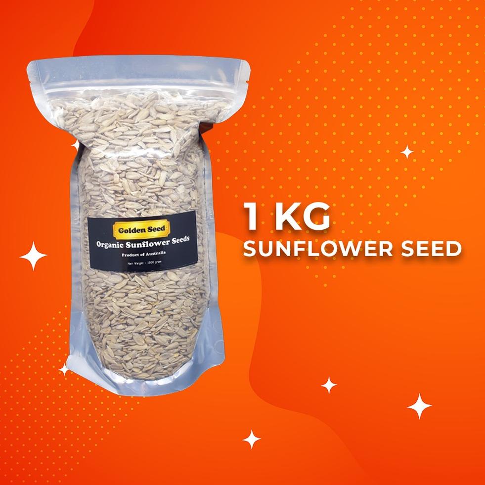 

➤ RAW SUNFLOWER SEED 1 KG PREMIUM - BIJI BUNGA MATAHARI MENTAH TANPA KULIT 1000 gr ↵