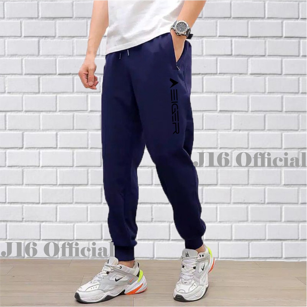 Celana Jogger PREMIUM Sweatpants Pria Wanita Training Panjang Olahraga Outdoor