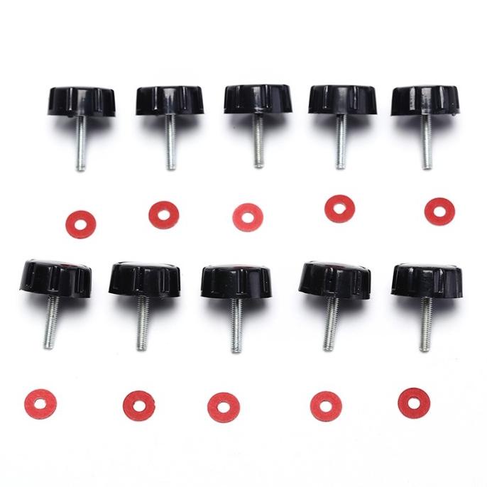 (Fcc) 10Pcs Mur Baut Spare Part Untuk Reel Pancing