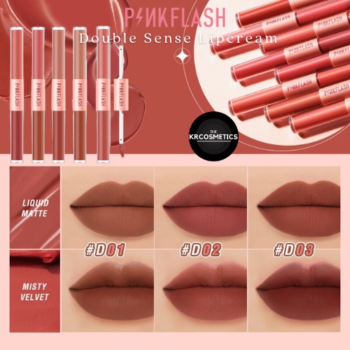 Pinkflash Pink Flash 2in1 Duo Lip Gloss Ultra Matte &amp; Velvet Lip PF L13