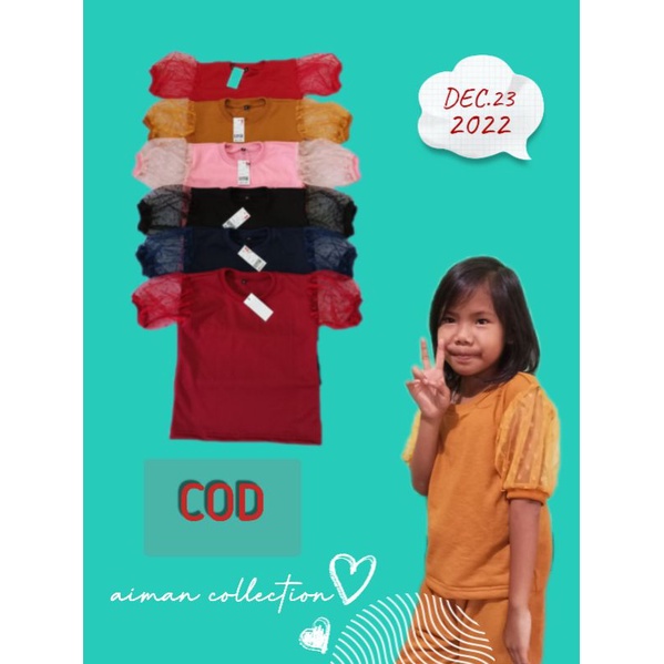QUEEN TOP Tile DOT/ ATASAN ANAK 7-10 THUN