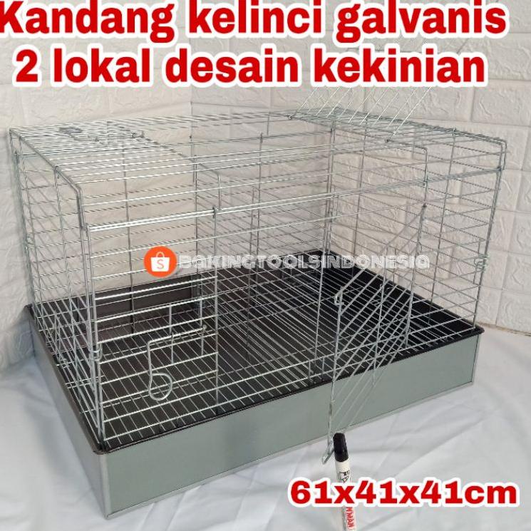 Super Trending KANDANG KELINCI GALVANIS BESAR LIPAT