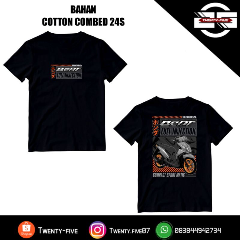 T-shirt kaos beat | kaos honda beat | kaos racing honda beat murah