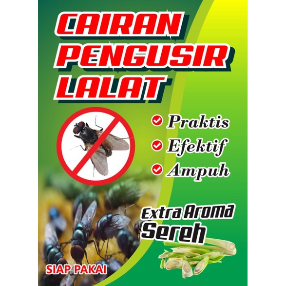 Cairan Pengusir Lalat Ampuh EXTRA AROMA SEREH kemasan botol PET 1 Liter