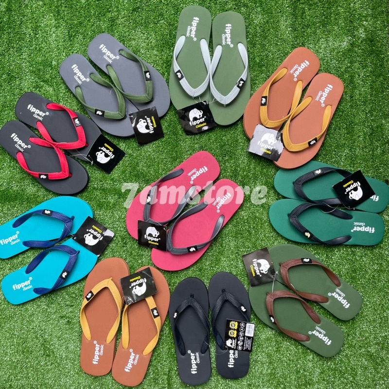 Sandal Jepit Fipper Classic Green Philips Navy Original
