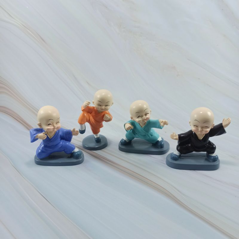 PATUNG SHAOLIN KUNGFU BOY SET