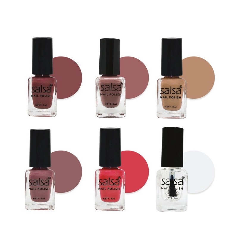 SALSA NAIL POLISH NUDE&amp;CLEAR