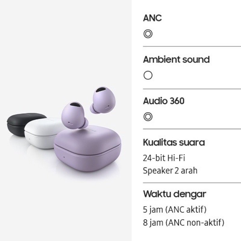 Galaxy Buds 2 Pro Wireless Earphone Earbuds Headset Bluetooth R150 High Quality Super Bass Super Clone 1:1