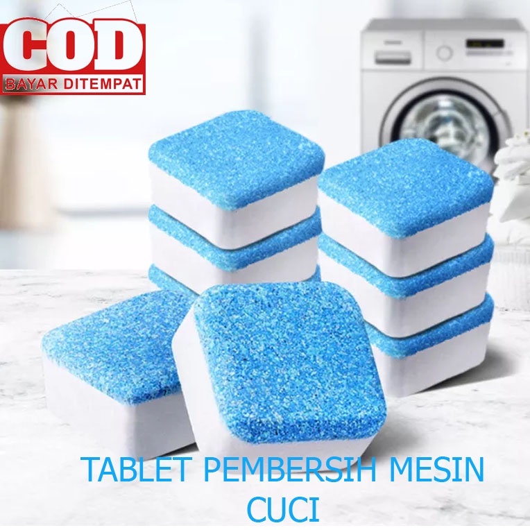 Tablet Pembersih Mesin Cuci isi 12pcs - Deep Cleaning Washing Machine Cleaner