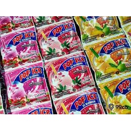 Pop Ice Es Blender Aneka Rasa Renceng Termurah Free Bubble Wrap dan Dus Tebal