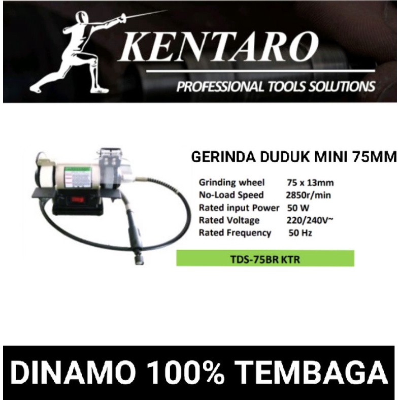 gerinda duduk mini 75mm kentaro Japan quality