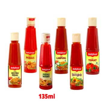 

Saos Indofood EXTRA PEDAS / SAMBAL PEDAS 135ml ACCJKT