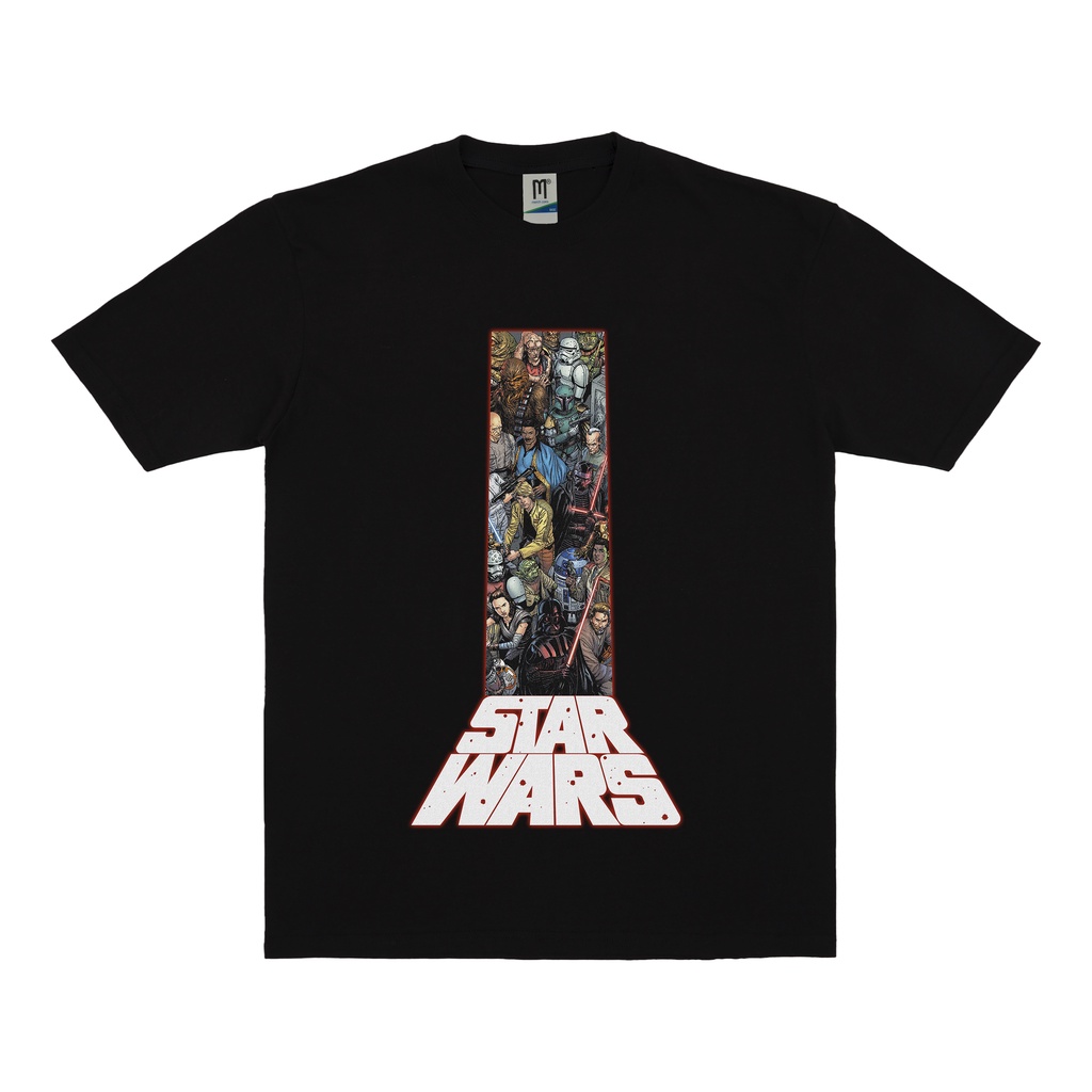 KAOS STAR WARS VINTAGE | T-SHIRT FILM STAR WARS | STAR WARS HITAM