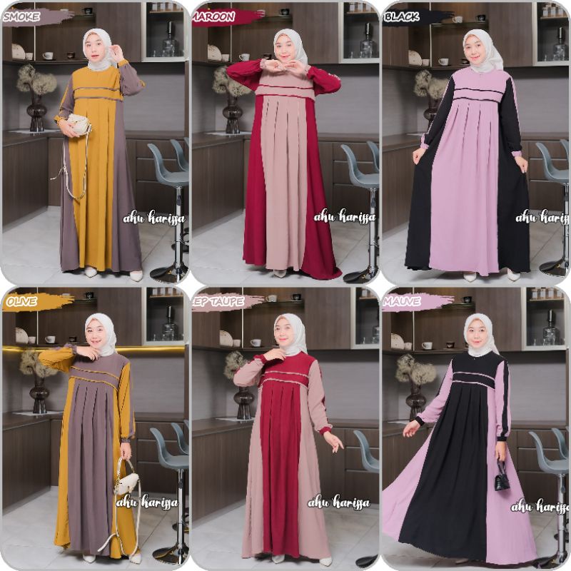 Jual LIAVIRA DRESS ORIGINAL BY AKU KARISSA ORI GAMIS CRINKLE LD 110