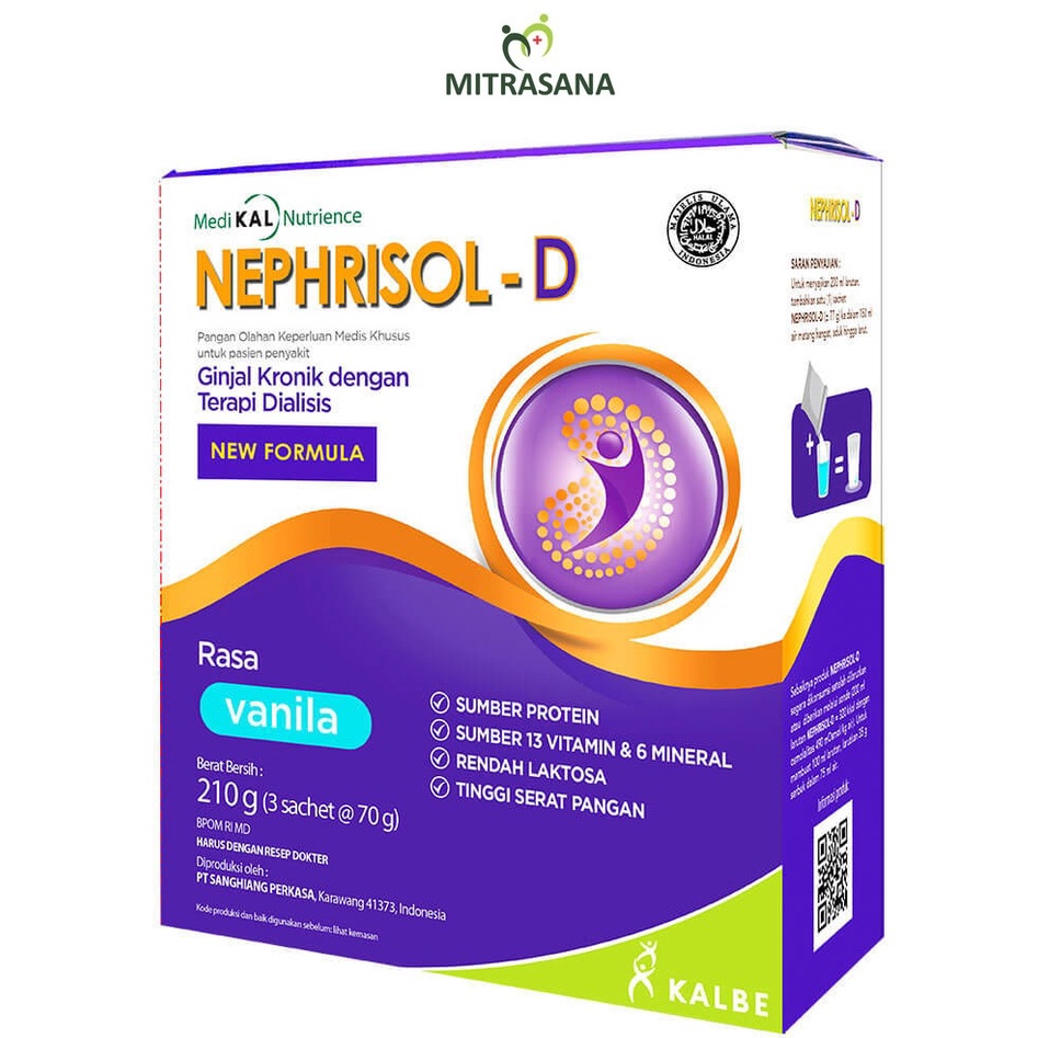 

Nephrisol - D Rasa Vanilla / Cappuccino 210gr