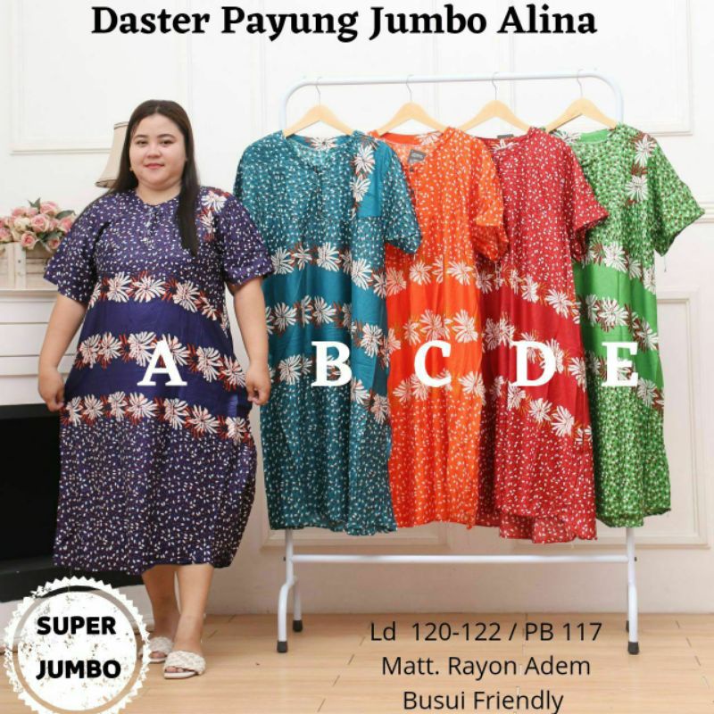 Daster Pendek jumbo/daster payung/daster payung Ld 120