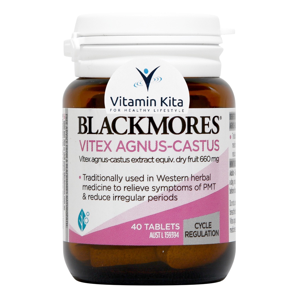 Blackmores Vitex Agnus Castus (40 Tab) vitamin wanita pms obat keputihan made in Australia original