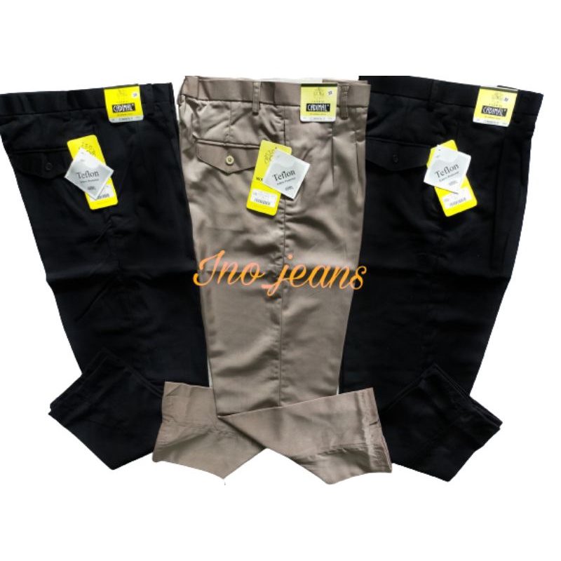 CELANA KANTOR FORMAL PRIA SLIMFIT CELANA BAHAN DASAR KAIN FORMAL REGULAR PRIA UKURAN 27-40 BAHAN TEFLON ADEM