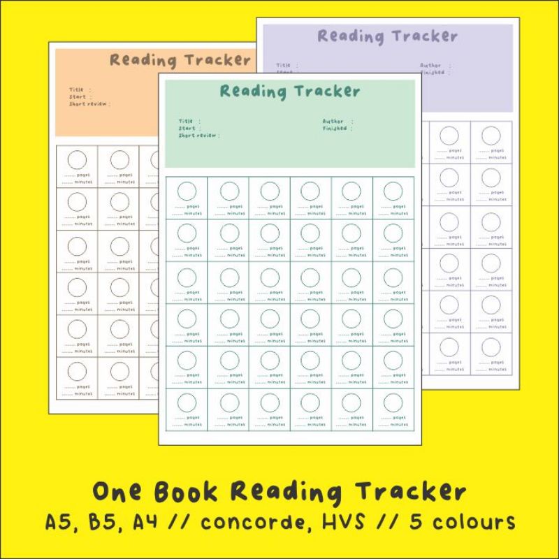 

shainalite One Book Reading Tracker