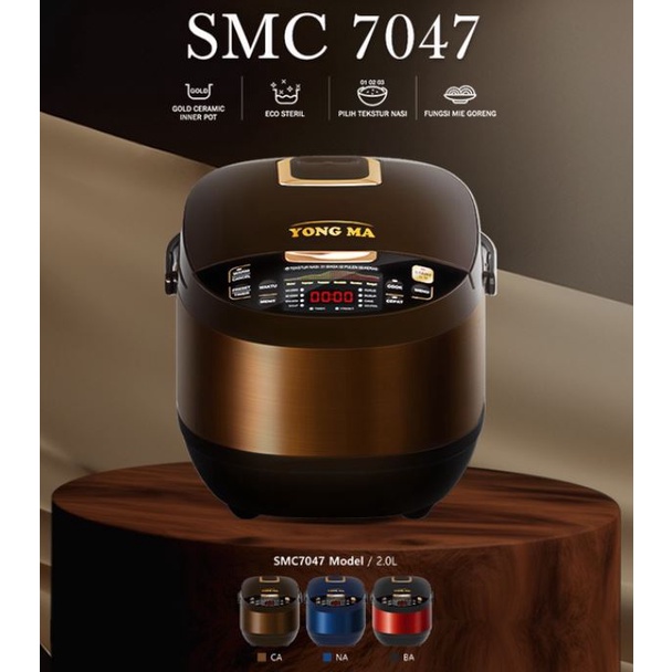 Yong Ma Digital Rice Cooker SMC-7047N Magic Com Digital 2 Liter 7047 N