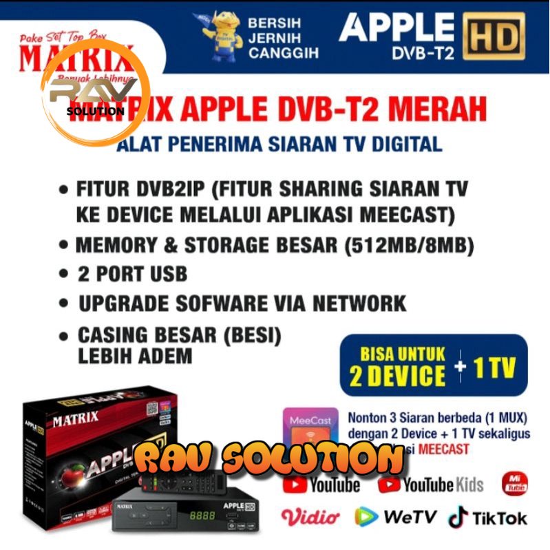 STB Matrix Apple Merah HD