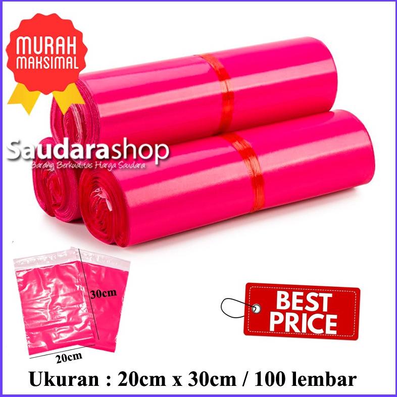 

Polymailer GLOSSY Pink 20x30 (100pcs) / Plastik Packing Online 20x30cm