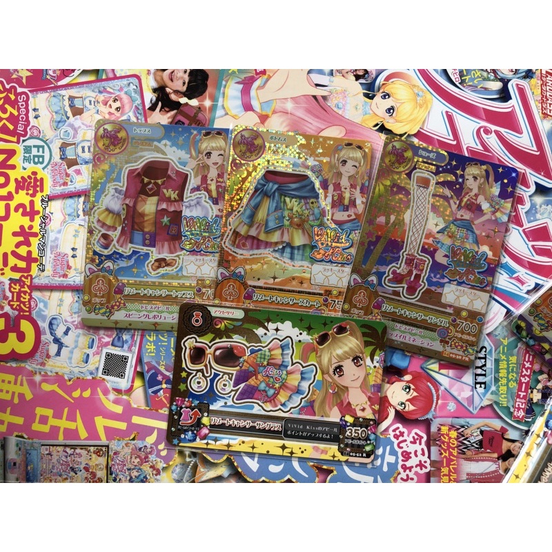 Kartu Resort Cancer Coord Premium Jepang Aikatsu Card Japan Mikuru Natsuki Original Asli Vivid Kiss 