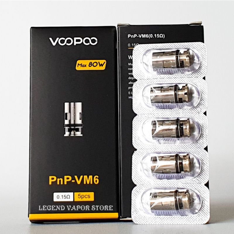 COIL VOOPOO PNP-VM6 0.15OHM AUTHENTIC HARGA SATUAN