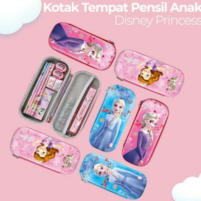 

Kotak Tempat Pensil Anak Perempuan Princess Putri Sekolah PAUD TK SD