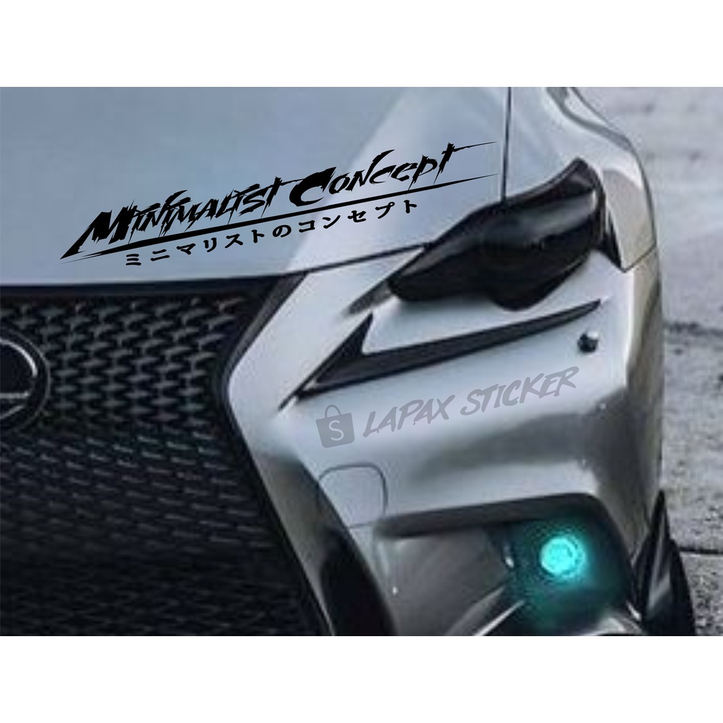Stiker body mobil minimalist consept cutting sticker body mobil motor minimalist consept custom