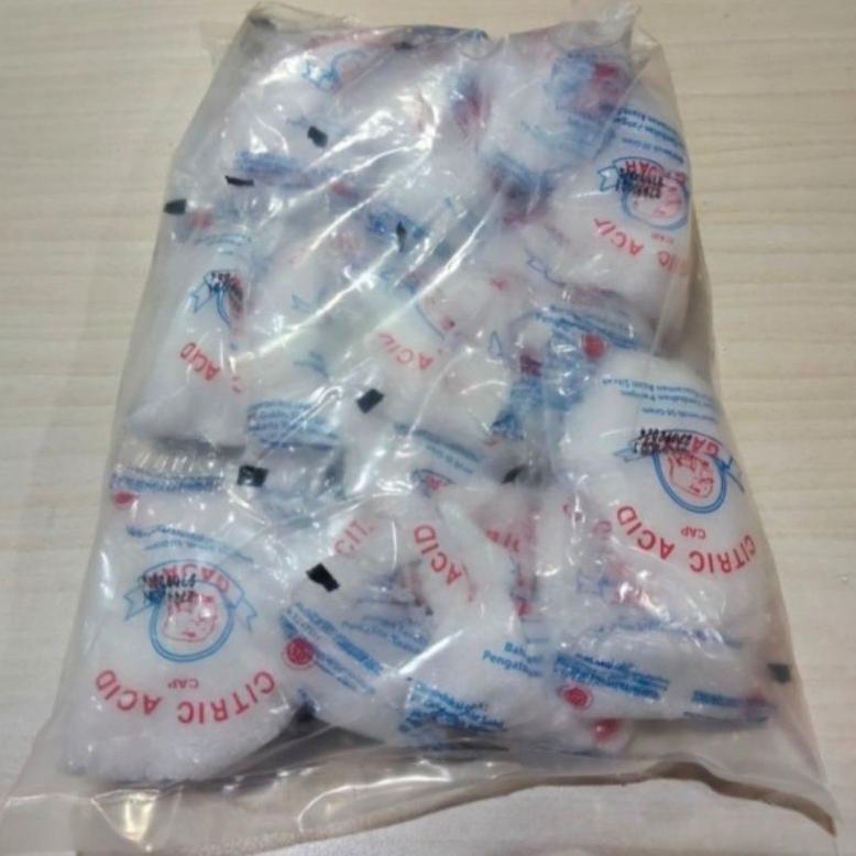 

(PROMO DLB66) Citric acid cap gajah 10 bungkus @ 50gr asam citrun , pemutih pembersih pakaian ❅