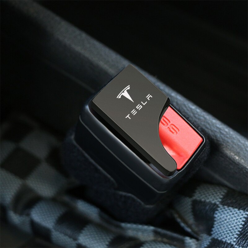 [new] Concealed Car Safety Buckle Clip Seat Belt Plug Untuk Tesla Model 3y S X