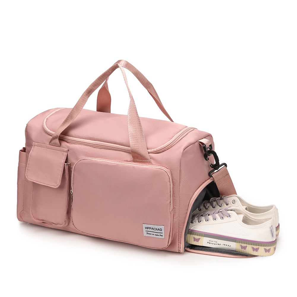 VanGogh  Traval Untuk Gym Fitness Aerobic Tas Olahraga Duffel Bag Anti Air Tas pink shabby stabby