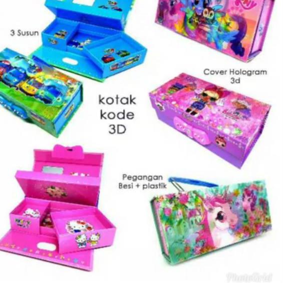 

Update! Kotak Pensil kode 3D Hologram/ Tepak pensil Karakter / Study set/ Alat tulis sekolah 3D ダ