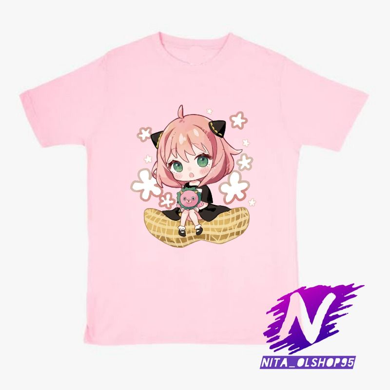 ANYA FORGER kaos anak chibi anya lucu