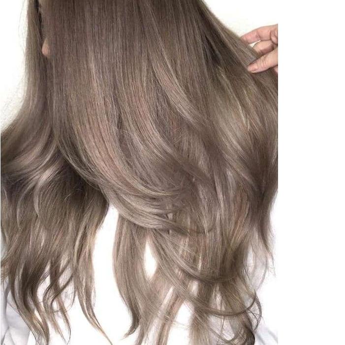 SALECOLORE FRESCO ASH BROWN color cream cat rambut gray|SQ7