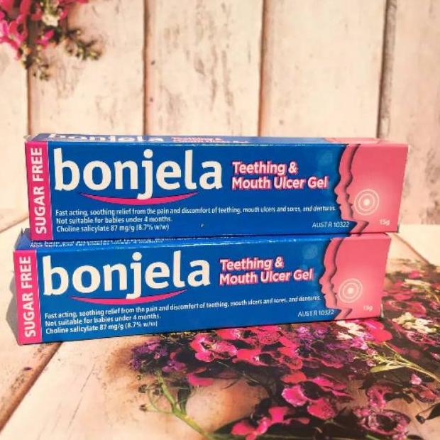 Bonjela Teething Gel pereda sakit tumbuh gigi obat sariawan bayi made in Australia