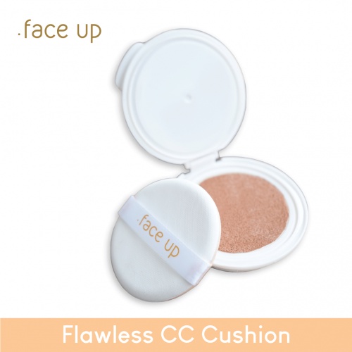 .FACE UP Flawless CC Cushion (New series of anti aging) with RED ALGAE [SINERGIA] refill