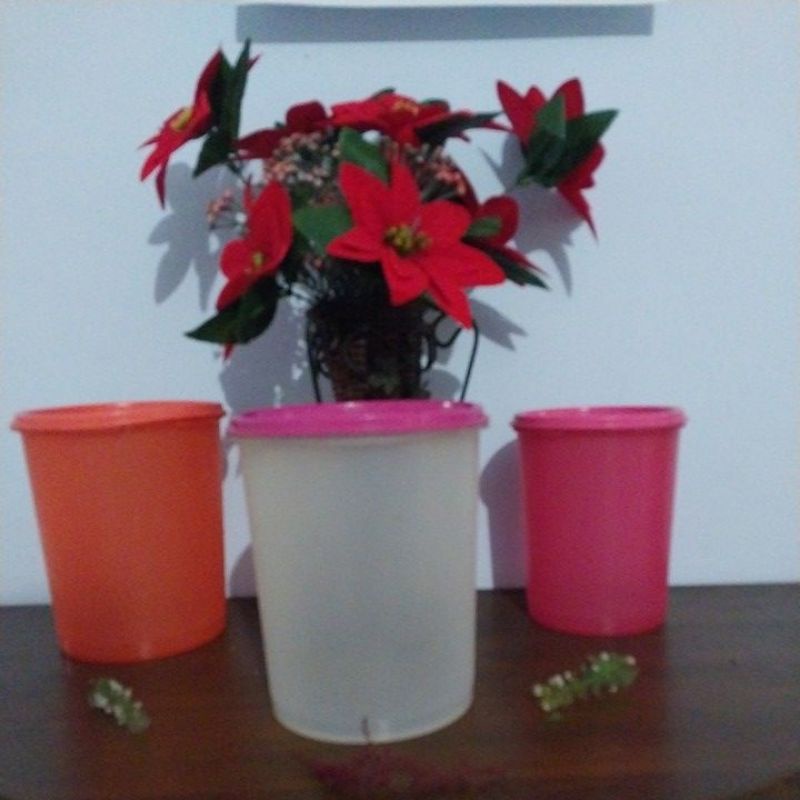 Single Deco Canister/ Tiwi Canister... TUPPERWARE PROMO TERBATAS