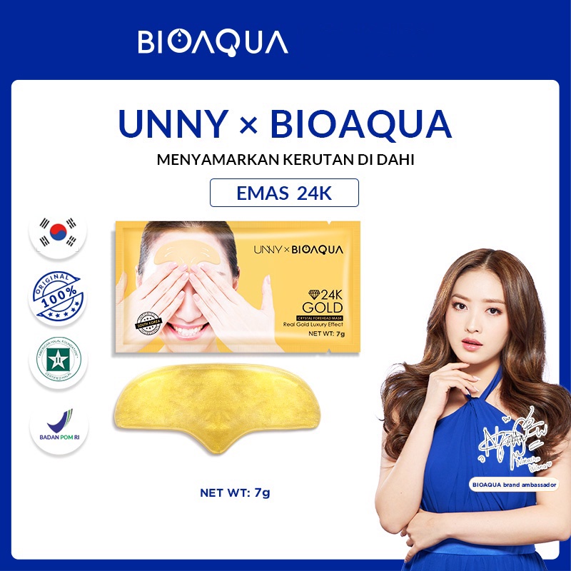 BIOAQUA 24K GOLD Collagen Crystal Forehead Mask