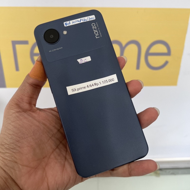 REALME NARZO 50i prime 4/64 SECOND Fullset