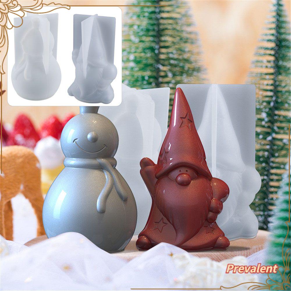 Preva Cetakan Resin Gantung Santa Claus Xmas Ornamen Cetakan Silikon