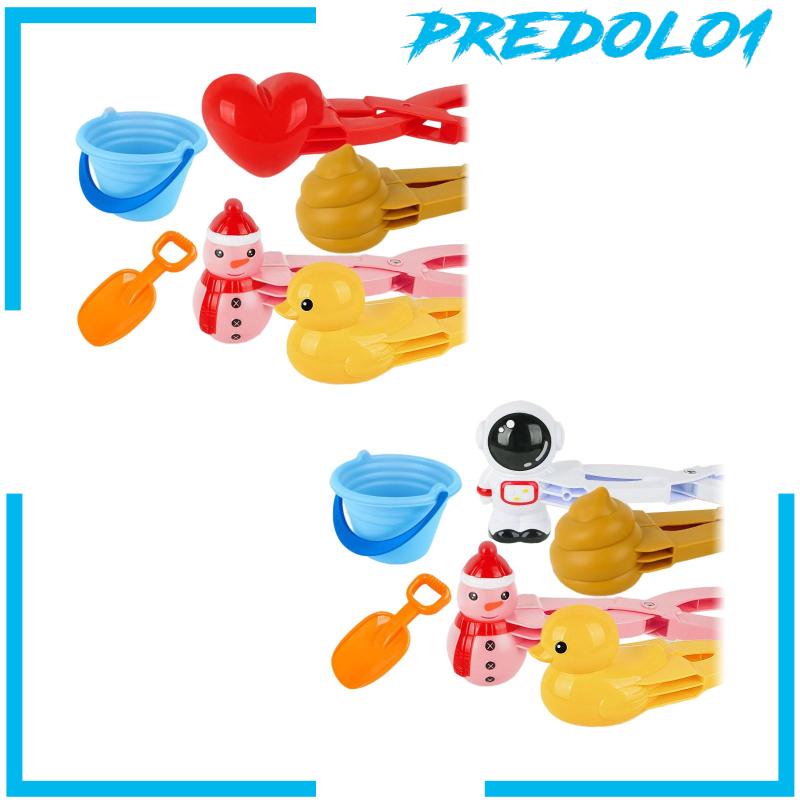 [Predolo1] 6x snowball makers Tools Pembuat Jepit Mainan Salju Untuk Olahraga Pantai