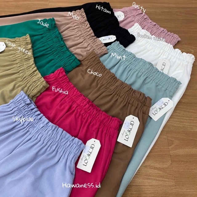 Suzzy Kulot Higwaist Kulot Knit Karet Premium